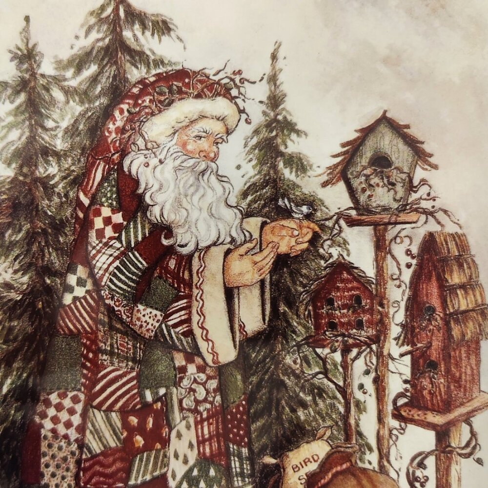Charlotte Mortimer Old World Santa Prints Matted and Framed EUC - Picture 3 of 8